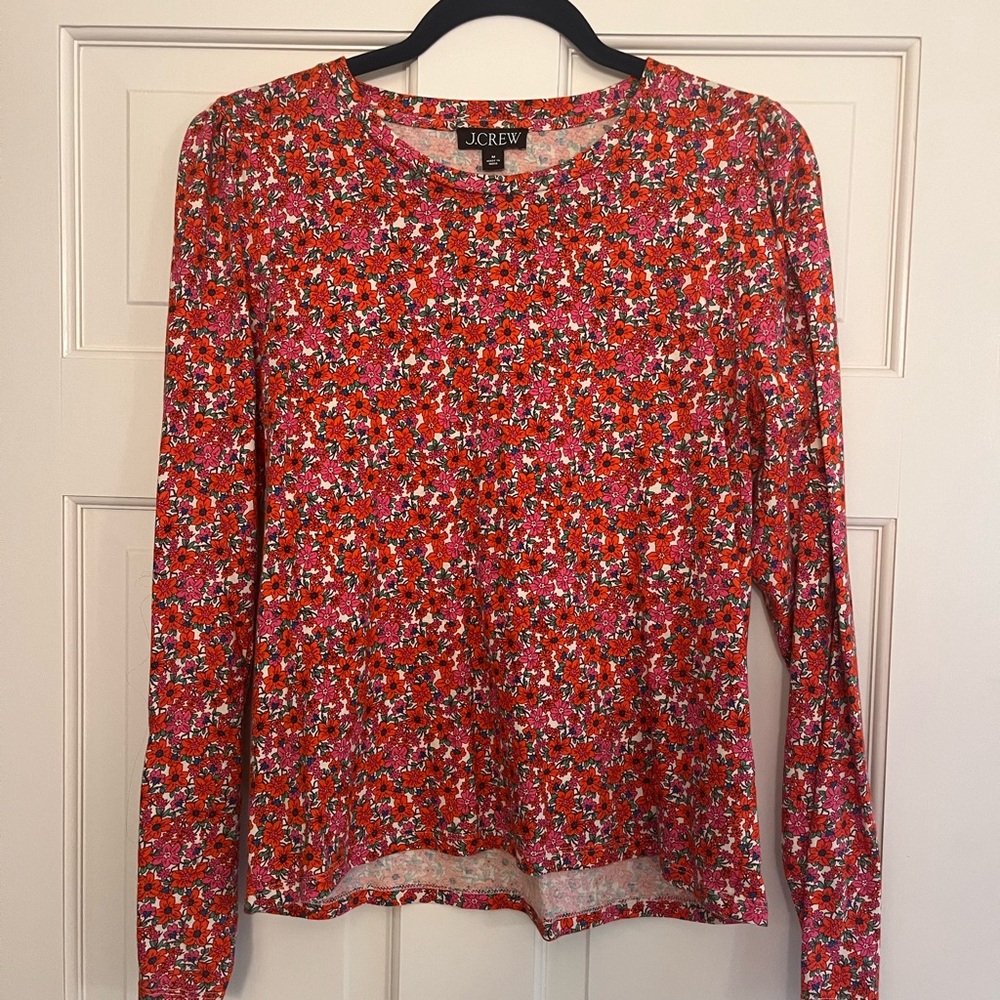 JCrew Floral Long Sleeve